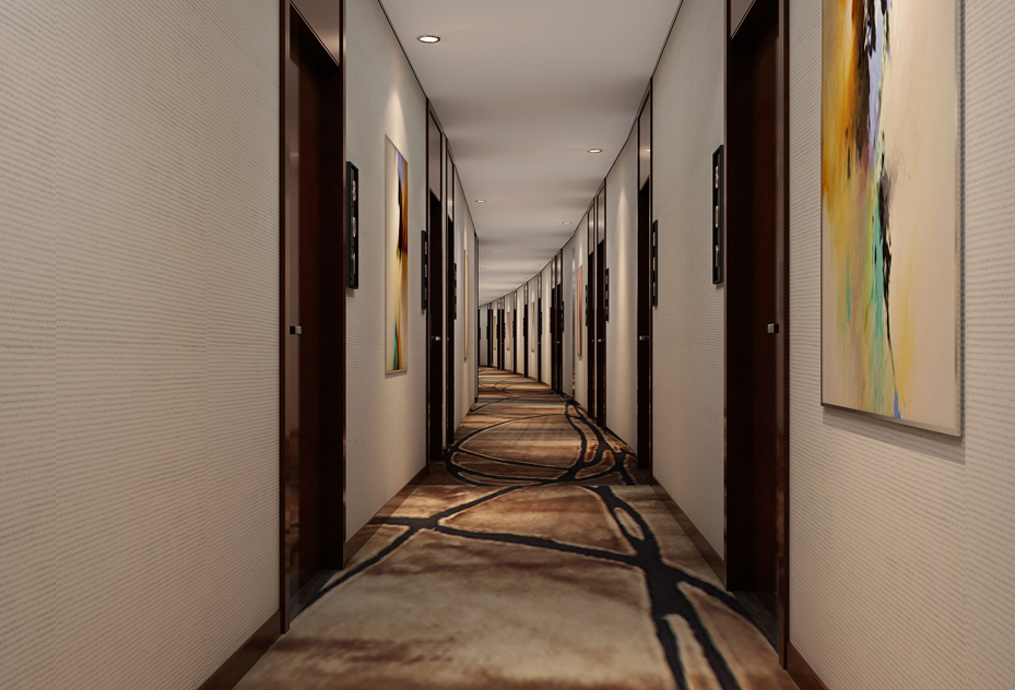 北京远帆酒店设计（走廊效果图）